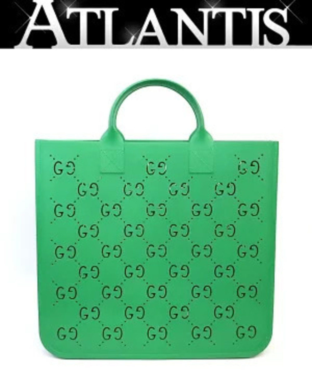 Gucci GG Supreme Tote Bag Green